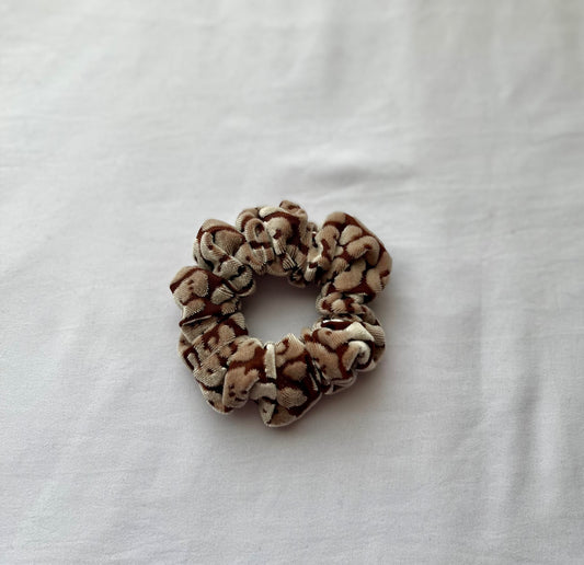 Mini Leopard Hair Scrunchie